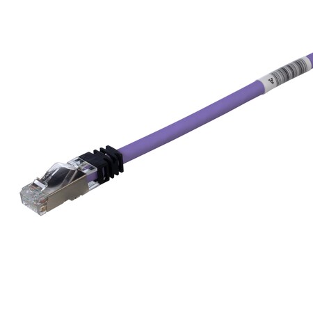 COP PATCH CORD CAT6A S/FTP 3FT VIO 25PK